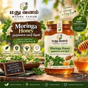 Moringa Honey by Madhu Vanam - Murungai Malar Thean